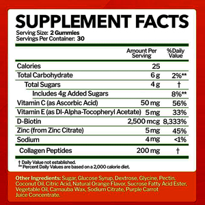 Güzellik ve Sağlık Desteği İçin Özel Etiketli Kolajen Jelibonları, Özel Logolu Aromalı Jelibonlar, C Vitamini Jelibonları - Product Image 2