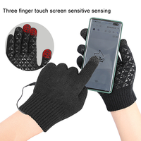 Chauffe-mains charge trésor chauffage écran tactile gants chauds en peluche grande taille contrôle de la température USB gant chauffant soins des mains