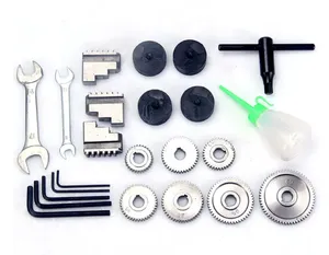 Mini tornio universale in metallo per la lavorazione dei metalli e tornio orizzontale Mini tornio Multi funzionale e resistente all'usura - Product Image 2