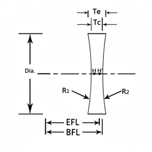เลนส์นูน30มม. ทำจากวัสดุเว้าคู่ - Product Image 1