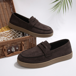 Damen Sommer Neue Schwarze Hochwertige Lederschuhe Damen Langsamlauf-Freizeitschuhe - Product Image 1