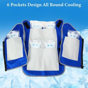 <span class=keywords><strong>Chaleco</strong></span> Refrigerante con Bolsa de Hielo para Hombre y <span class=keywords><strong>Mujer</strong></span>, Ropa Refrigerante para Trabajadores, <span class=keywords><strong>Pesca</strong></span>, Ciclismo, Chef, <span class=keywords><strong>Chaleco</strong></span> Reflectante para Carretera - Product Image 3