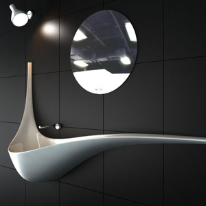 Lavabo in porcellana Vanity 2026 con rubinetto UPC, lavabo in <span class=keywords><strong>Corian</strong></span> Solid Surface per <span class=keywords><strong>bagno</strong></span> - Product Image 2
