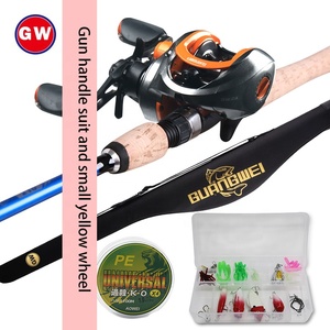 Canne à pêche en fibre de carbone avec moulinet hameçon complet, pour le surfcasting, <span class=keywords><strong>ensemble</strong></span> de leurres - Product Image 3