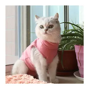 Phục Hồi Phù Hợp Cho Chó Mèo Sau Phẫu Thuật, Vải Mềm Onesie Chống Liếm Thú Cưng Phục Hồi Phẫu Thuật Snugg Suit