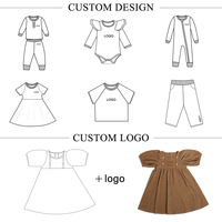 Robes pour tout-petits personnalisées en gros Robes pour enfants en coton et lin à manches courtes Robe de princesse pour fête pour enfants Filles