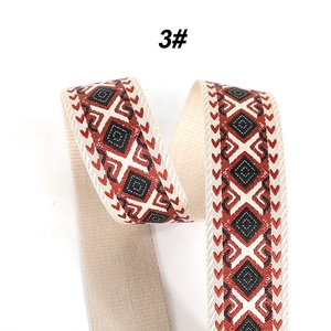 Cinta Jacquard Étnica de 38mm y 50mm, Adorno Decorativo de 1.5-1.8mm de Grosor, Encaje para Correas de Hombro y Accesorios de Costura para Cortinas - Product Image 4