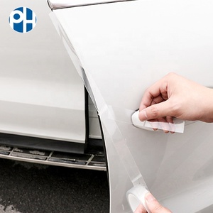 Autocollant <span class=keywords><strong>de</strong></span> protection <span class=keywords><strong>de</strong></span> <span class=keywords><strong>seuil</strong></span> <span class=keywords><strong>de</strong></span> <span class=keywords><strong>porte</strong></span> et <span class=keywords><strong>de</strong></span> pare-chocs <span class=keywords><strong>de</strong></span> voiture en PET transparent anti-collision avec adhésif haute adhérence - Product Image 3