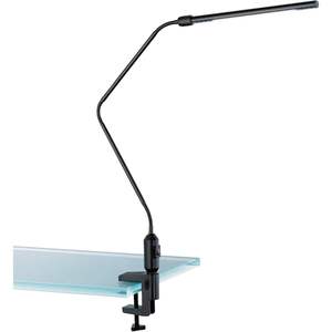 Escritorio LED Alera ALE de 21 3/4 Pulgadas de Alto, Negro Moderno, Base Intercambiable con Abrazadera Cromada, Blanco, Hecho de Metal y Madera, Eléctrico, para Hoteles - Product Image 3