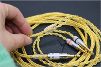 Câble audio stéréo équilibré YIVO XSSH Hi-End 3,5 mm, tressé souple, répartiteur 1 vers 2, pour double haut-parleur, microphone, écouteurs, DIY