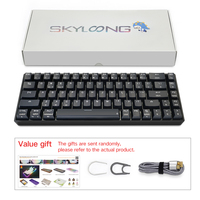 Clavier mécanique personnalisé 68 touches PBT, mini rvb rétroéclairé, interrupteurs gateron, clavier de jeu programmé