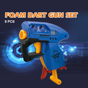 Pistolet à balles en mousse souple, tir à plusieurs cartouches avec 8 fléchettes de recharge, pistolet avec balles en mousse souple pour enfants, jouets de pistolet - Product Image 2