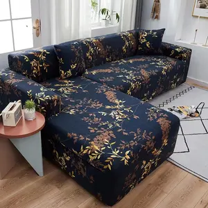 Protecteur de meubles 100% Polyester doux de haute qualité, extensible, lavable, housse de coussin de siège de canapé amovible pour la décoration