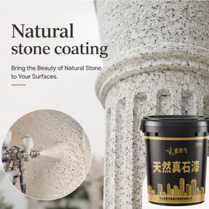 <span class=keywords><strong>Peinture</strong></span> à texture pierre naturelle au toucher lisse avec finition velours pour la décoration murale d'accentuation de <span class=keywords><strong>chambre</strong></span> à coucher - Product Image 1