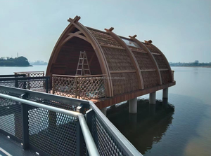 Plataforma Flotante de Lujo de Aluminio y Acero para Hotel o Restaurante Jumeirah JM8520 12x12m/15x15m 10-20 Pasajeros Estética Única en el Agua - Product Image 4