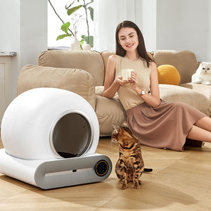 Goede Prijs Grote Capaciteit Milieuvriendelijke Geurcontrole Automatische Zelfreinigende Kattenbak Met Lage Ruis Plastic Gemakkelijke Wifi-App - Product Image 3