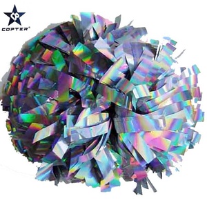 All'ingrosso Laser rosso Navy blu olografico rosa Cheerleading pon pon per <span class=keywords><strong>cheerleader</strong></span> - Product Image 3