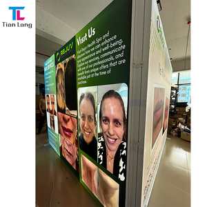 บูธแสดงสินค้าแบบพับได้ 3 นาที ไม่ต้องประกอบ อุปกรณ์จัดแสดงสินค้าแบบพกพา ระบบจัดแสดงสินค้าแบบโมดูลาร์ ร้านค้าแบบป๊อปอัพ - Product Image 3