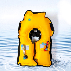 Chaleco Salvavidas Inflable Automático con 150N de Flotabilidad, Tela Oxford Reflectante, para Pesca, Navegación y Supervivencia, Uso Adulto - Product Image 1