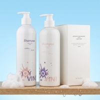 Flacons pompe pour lotion corporelle et shampoing 200ml/250ml PETG Emballage cosmétique en gros