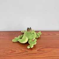 Boneka Hewan Custom Hadiah Pernikahan Mainan Boneka Isi Dakron Boneka Katak Pangeran Hadiah Ulang Tahun