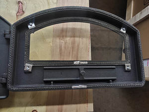 <span class=keywords><strong>Puerta</strong></span> de Horno de Hierro Fundido con Vidrio para Estufa de Leñ<span class=keywords><strong>a</strong></span> o Horno de Ladrillo - Product Image 3