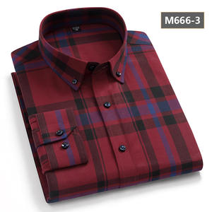Nuova Camicia a Quadri da <span class=keywords><strong>Uomo</strong></span> Autunno 2024 in Puro Cotone a Maniche Lunghe Fashion Casual Slim Fit Giovane Tutta in Cotone a Quadri - Product Image 3