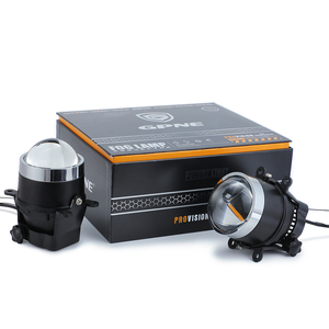 GPNE F9 Nuevo 12V 3 Pulgadas Bi LED Lente Proyector Luces antiniebla Amarillo Blanco para automóvil - Product Image 3