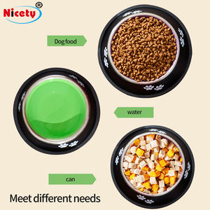 Mangkuk Hewan Peliharaan Ramah Lingkungan dari Baja Tahan Karat dengan Alas Karet Desain Anti-Selip untuk Air Makanan Pakan untuk Anjing Hewan Kecil Perlengkapan Hewan Peliharaan - Product Image 6