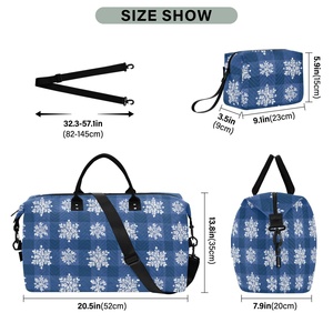 Sac de voyage et de sport de grande capacité, design de Noël, haute qualité, idéal pour les voyages et la gym - Product Image 3