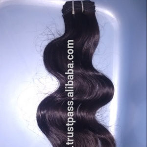 Tejido de cabello sin procesar de calidad. El mejor tejido de cabello humano del sur de la India. Tejido de cabello Remy libre de enredos y desprendimiento de la India. - Product Image 1