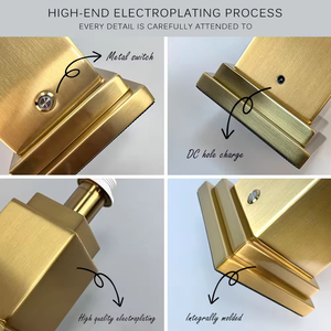 Lumind <span class=keywords><strong>2025</strong></span> ánh sáng trong nhà cảm ứng không dây đèn vải Chụp đèn phòng ngủ bảng đèn phòng khách chiếu sáng LED - Product Image 3