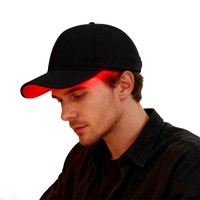 Cappello per Terapia della Luce LED Senza EMF, 660nm 850nm, 136 LED, con Timer e Dimmer, Terapia a Luce Rossa Pulsata