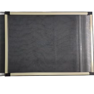 <span class=keywords><strong>กรอบ</strong></span>หน้าต่างอลูมิเนียมแบบทันสมัยพับเก็บได้ถอดได้กันยุงหน้าต่างบานเลื่อน - Product Image 2