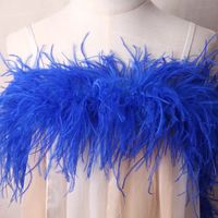 Plume d'autruche Boa pour la maison fête mariage décor de noël bricolage artisanat vêtements Costume danse robe Cosplay accessoire