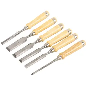 Set di scalpelli per legno LARIX 6 pezzi Set di strumenti per scalpello Set di scalpelli per la lavorazione del legno per la lavorazione del legno