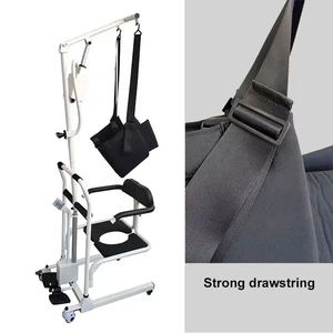 Sollevatore Elettrico Integrato per Sedia a Rotelle, Ausilio per Trasferimento Pazienti Disabili, Strumento Ausiliario per Bagno e WC, Capacità 135kg - Product Image 5