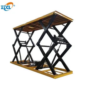 Inground Ngầm Sử Dụng Thủy Lực Xe Scissor Lift Nhà Nhỏ Xe Đoạn Đường Nối