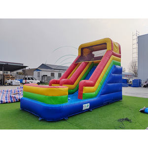 Glissades gonflables commerciales en PVC pour intérieur et extérieur, idéales pour les fêtes, petites glissades sèches gonflables, vente directe d'usine - Product Image 3