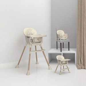 Tapete Protetor Multifuncional NOVO com Acabamento em Madeira para Bebês, para Cadeira Alta, 3 em 1, Montável em Cadeira de Adulto, 0-12 Meses - Product Image 3