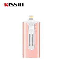 Clé USB 3 en 1 OTG 16G 32GB 64GB 128GB 256GB, clé USB Type-C 3.0 pour Samsung S9 S8 Apple X 8 7 Android Phon