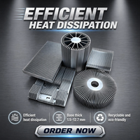 Dissipateur thermique en aluminium extrudé à ailettes rainurées sur mesure pour systèmes de refroidissement de batteries automobiles