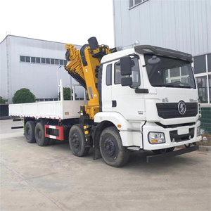 Shancman Diesel Fuel Truck Knuckle Boom Crane 28 <span class=keywords><strong>T</strong></span> Fold Arm | Camion <span class=keywords><strong>Grua</strong></span> De Brazo Plegable 28 Toneladas | Transmisión Manual - Product Image 3