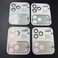 Protection complète ultra-fine en acier inoxydable, film de protection d'objectif en verre trempé pour iPhone 18 17 Pro Max