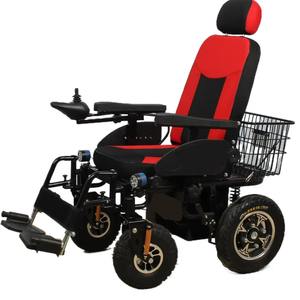 Ağır açık elektrikli tekerlekli sandalye güçlü taşıma kapasitesi lityum akülü plaj sandalyesi rehabilitasyon tedavisi - Product Image 5