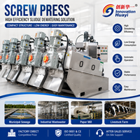 Machine de déshydratation de boues multi-plaques la plus vendue avec moteur, garantie 1 an, presse à vis et équipement automatique