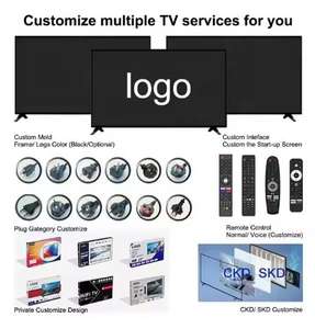 Téléviseur LED LCD 4K UHD intelligent WebOS Android personnalisé de <span class=keywords><strong>43</strong></span>, 50, 55 pouces, vente chaude directe usine - Product Image 4