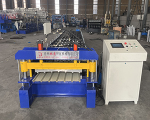 Ibr Chromadek Dachplatten-Herstellungsmaschine Kleinformatige Metallblech-Dach Trapezförmige Rollformmaschine - Product Image 3