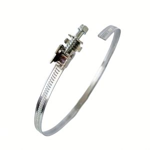 Abrazadera de manguera con perno en T de acero inoxidable, titanio quemado azul, de 26 mm a 114 mm, abrazadera ajustable para manguera, kit de abrazaderas fijas, piezas de automóvil - Product Image 1