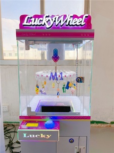 おもちゃのアーケードゲーム機宝くじ賞ラッキーホイールクリップゲーム機を勝ち取るための良い利益プッシュ